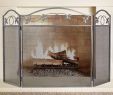 Silver Fireplace Screens Unique Cyan Lighting Finley – 50″ Fire Screen Silver Black