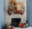 Simple Fireplace Mantel Beautiful Fall Fireplace Mantel Decorating Ideas