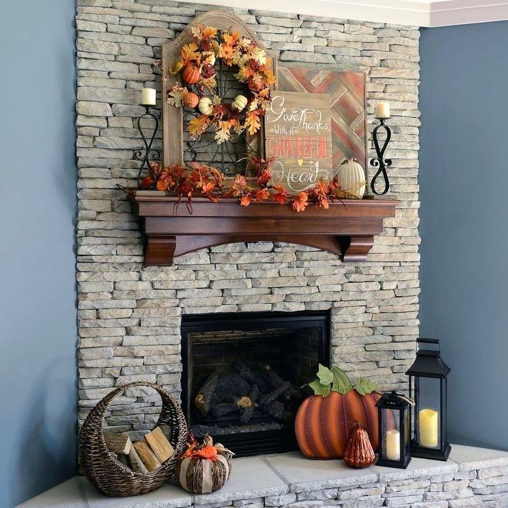 Simple Fireplace Mantel Beautiful Fall Fireplace Mantel Decorating Ideas