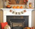 Simple Fireplace Mantels New Fall Fireplace Mantel Decorating Ideas