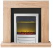 Simple Fireplace Surround Luxury Adam Malmo Fireplace Suite In Oak with Colorado Electric Fire In Chrome 39 Inch