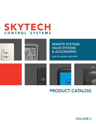 Skytech Fireplace Remotes New Skytech Product Catalog Volume 2 by Skytech Products Group