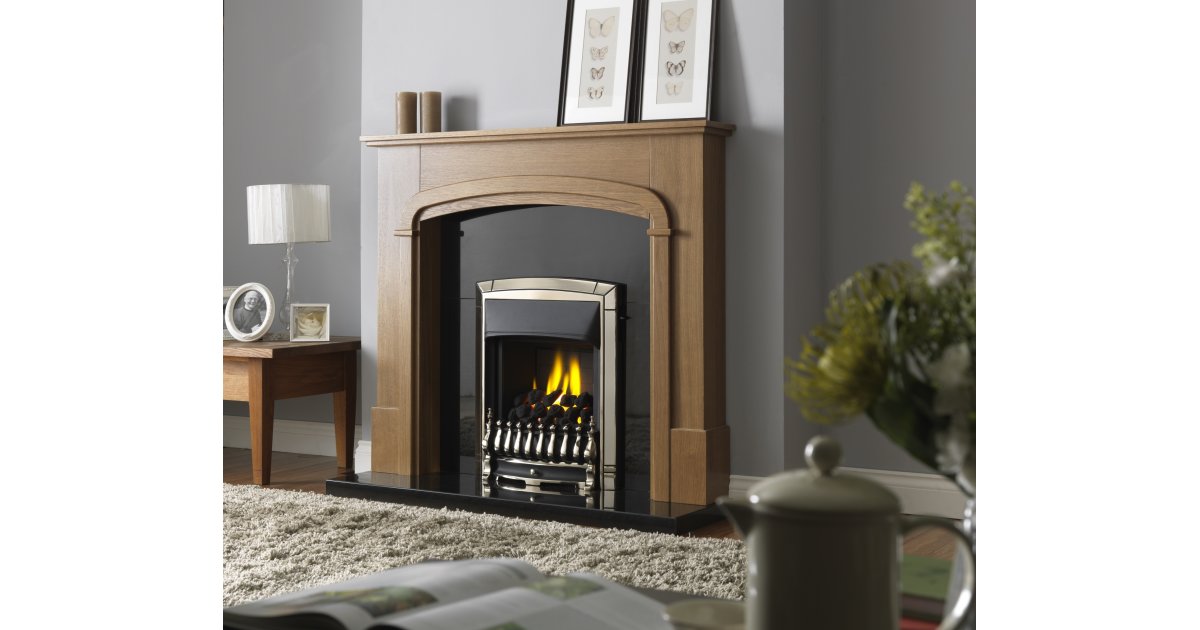 The Dream Slimline Convector Gas Fire In Pale Gold by Valor the dream slimline convector gas fire in pale gold by valor