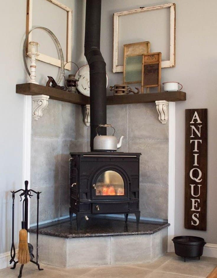 19 Best Corner Fireplace Ideas For Your Home Basement Corner Fireplace Ideas