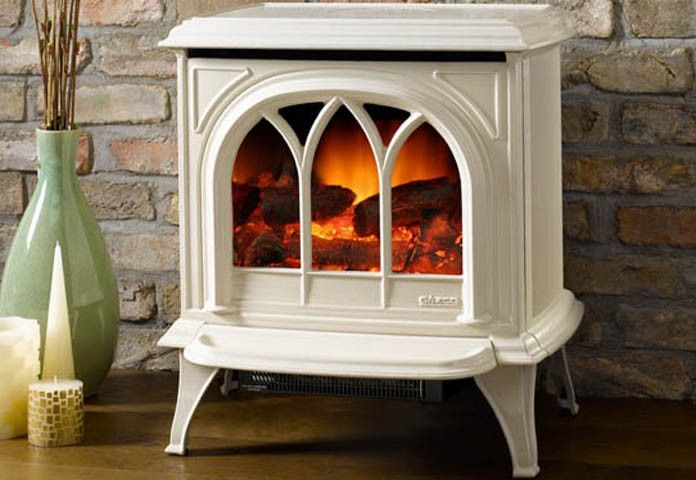 Small Fireplace Screens Awesome Huntingdon Electric Stove Ivory No Chimney Required