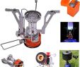 Small Propane Fireplace Awesome Camping Stoves Sam Young Portable Outdoor Backpacking Cookware Cooking Stove butane Propane for Gas Canister with Piezo Outdoor Wood Stove Parts