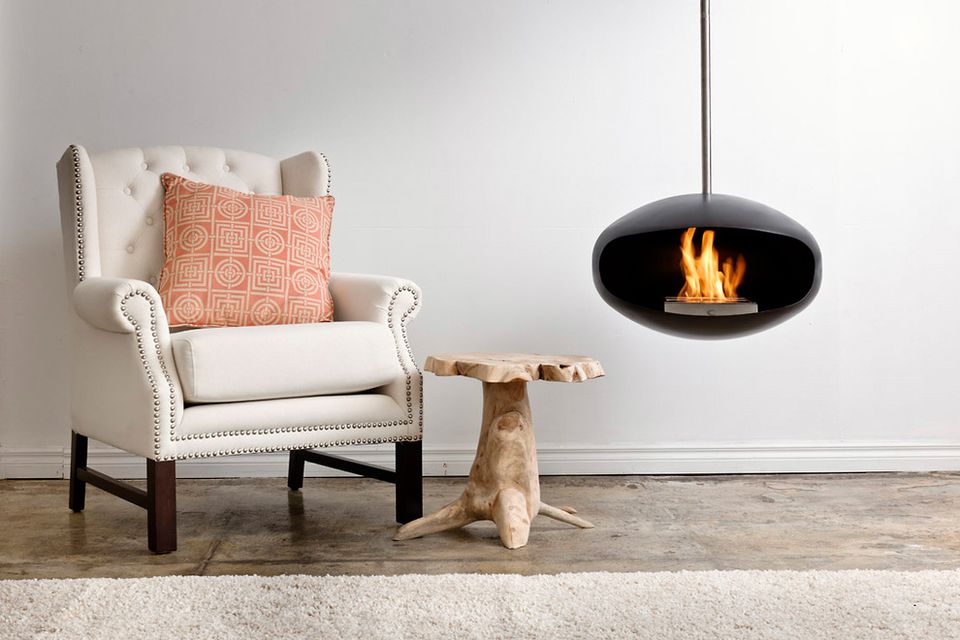 Small Wall Mounted Fireplace Elegant Using An Ethanol Fireplace In A Small Home