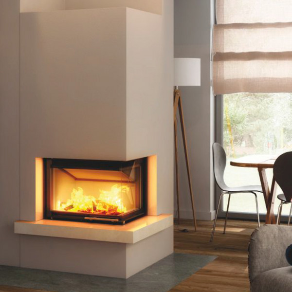 Smart Fireplace Inspirational Imperial Medium Kaminbausatz Mit Smart 6kw Eckkamin Rechts