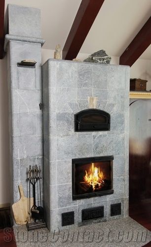 Porto Alegre Grey Soapstone Masonry Heater Fireplace from 520db5a085f715cc3d896cd2fa b