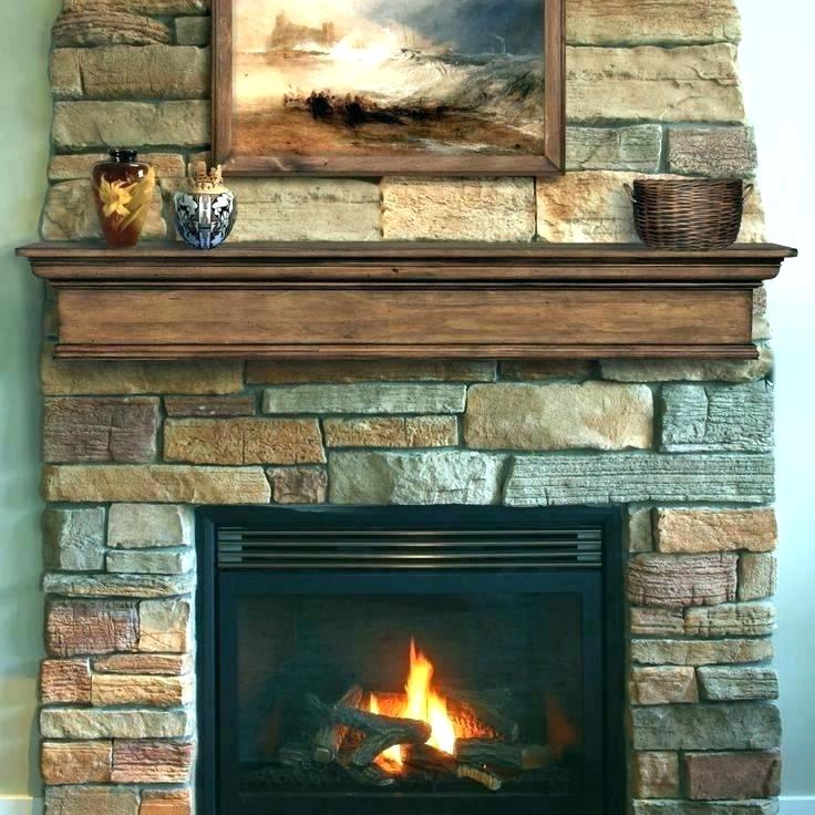 Solid Wood Fireplace Mantel Beautiful Natural Wood Mantel – Beevoz