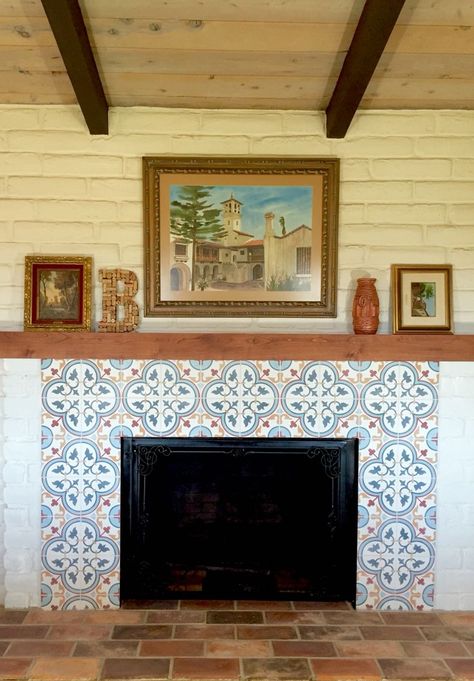 Spanish Tile Fireplace Best Of Spanish Fireplace Ideas Spanishstyle