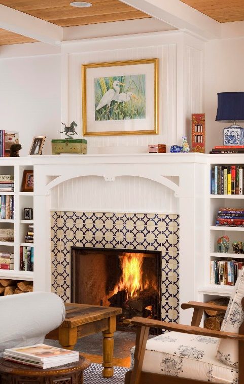 Spanish Tile Fireplace Lovely Pattern Tile On Fireplace Goff Architecture Gordon Gregory