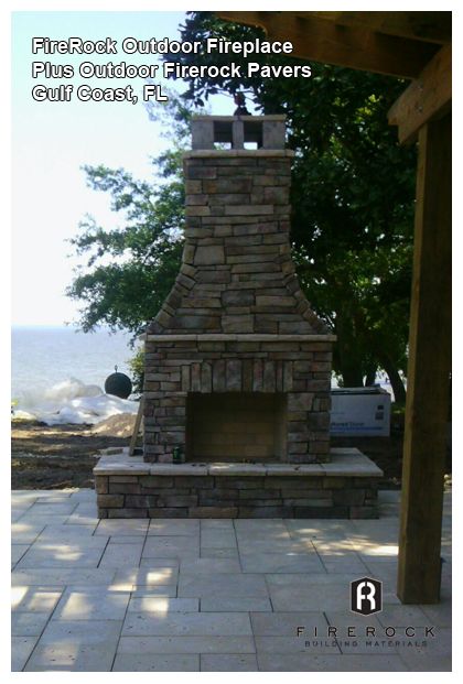 FireRock Outdoor Fireplace Plus Outdoor Firerock Pavers Gulf 7cc40dc323aa9062d d8eaf