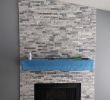 Stacked Stone Fireplace Surround Beautiful I Built A Stacked Stone Fireplace Surround In 2019