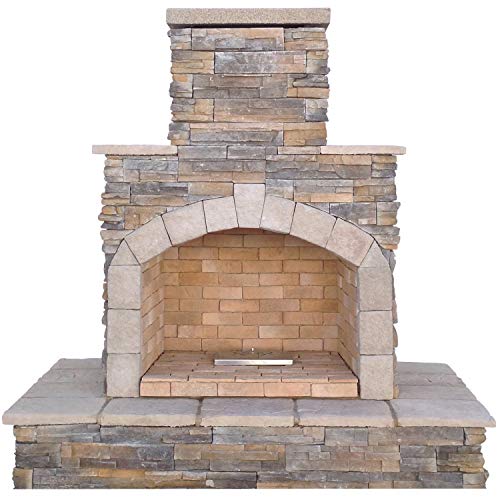 Stacked Stone Outdoor Fireplace Lovely Outdoor Stone Fireplace Amazon