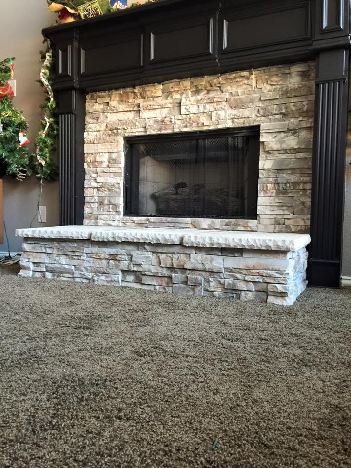 Stacked Stone Veneer Fireplace Awesome Fireplace Stone Veneer Fireplace