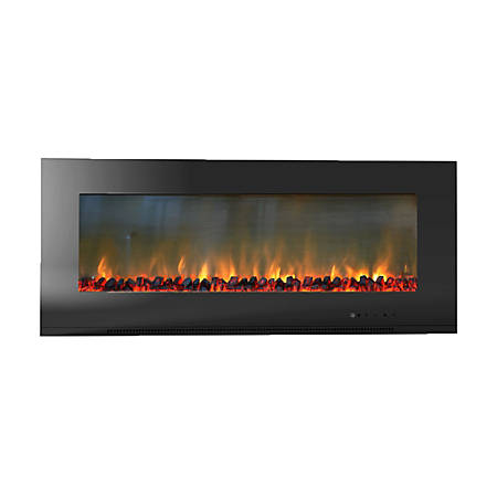 Cambridge Metropolitan CAM56WMEF 2BLK Electric Fireplace Indoor Wall Mountable Item p