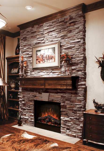 ledger stone fireplace Charming Fireplace ledger stone fireplace