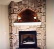 Stone and Wood Fireplace Inspirational Corner Fireplace with Hearth Cove Lighting Corner Wood