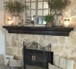 Stone Fireplace Mantel Luxury Decorating Mirror Over Fireplace …