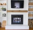 Stone Fireplace Remodel Lovely Refurbished Fireplaces Built In Shelves Around Shallow Depth