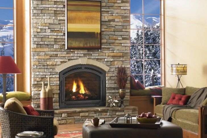 Stone Fireplace Wall Fresh Cerona Gas Fireplace Heat &amp; Glo Foyers Au Gaz