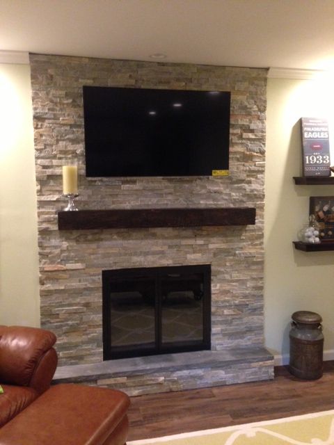 Stone Fireplace with Tv Above New Pin by Flo St Denis On Mobile Home Renovations