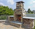 Stone Outdoor Fireplace Elegant Outdoor Fireplace Backyard Party In 2019