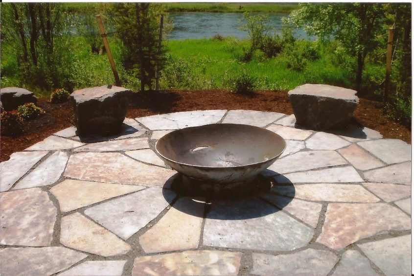 Stone Patio Fireplace Beautiful Backyard Paver Patio Designs with Fire Pit Design Ideas