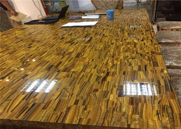 Deluxe Semi Precious Stone Slabs Tiger Eye Stone Customized deluxe semi precious stone slabs tiger eye stone customized size