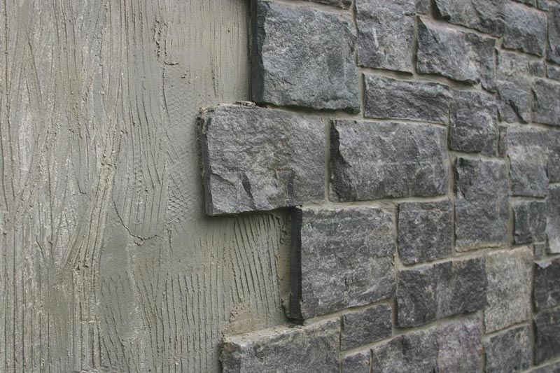 Stone Veneer Over Brick Fireplace Unique Great Way to Cover Cinder Block Walls and Dress them Up Use