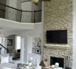 Stone Wall Fireplace Ideas New Two Story Great Room Stacked Stone Fireplace