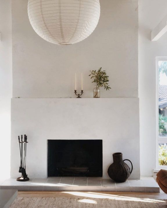 Stucco Fireplace Lovely Instagram Worthy Houseinhabit Fireplaces