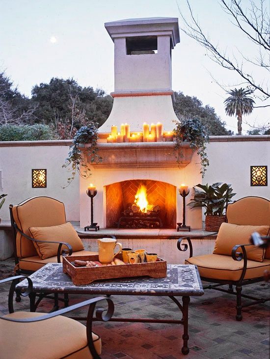 Stucco Outdoor Fireplace Fresh 16 Fabulous Outdoor Fireplaces