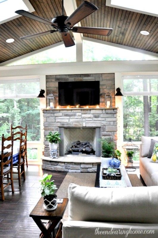 Sunroom with Fireplace Lovely Awesome Sunroom Decorating Ideas