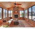 Sunroom with Fireplace Unique Three Season Porch Designs