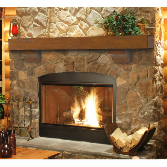 Superior Fireplace New Shenandoah Wood Mantel Shelf 72 Inch