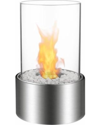 regal flame eden ventless tabletop portable bio ethanol fireplace in stainless steel