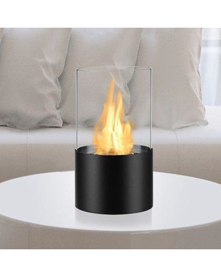 ignis circum ventless bio ethanol tabletop fireplace ttf 004 finish black