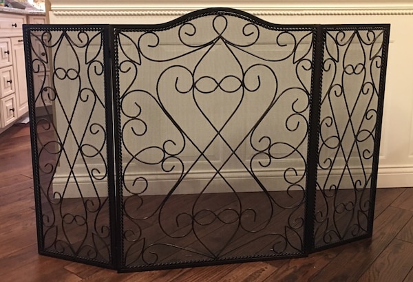 Beautiful tri fold fireplace screen c8cecdbff ea4bdc8bc f4ff