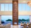 Tall Fireplace Screen Awesome Feature Wall Void Double Height Space Cathedral Ceiling
