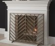 Tall Fireplace Screen Unique Chevron Brass Fireplace Screen Living Rooms