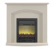 The Fireplace Company Awesome Adam Truro Fireplace Suite In Cream with Blenheim Electric Fire In Black 41 Inch