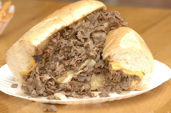 Philly Cheesesteak Picture of Fireplace Restaurant fireplace restaurant