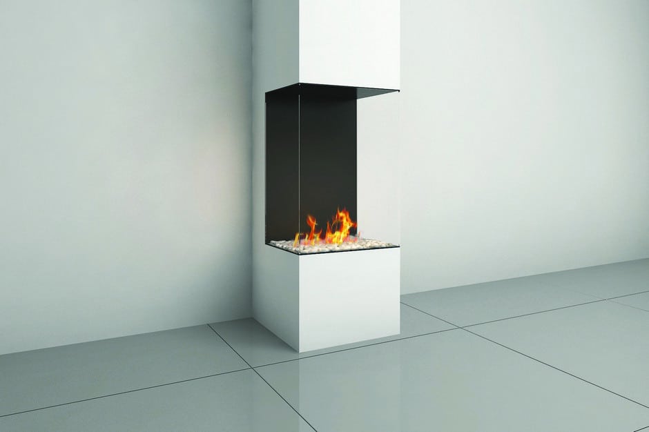 Three Sided Gas Fireplace Unique Modern Fireplace Designs