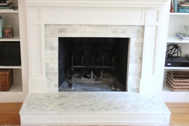 Tiling A Brick Fireplace Fresh How to Tile Over A Brick Fireplace Surround