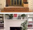 Tiling A Brick Fireplace Luxury Tile Over Brick Fireplace Magnificent Contemporary White
