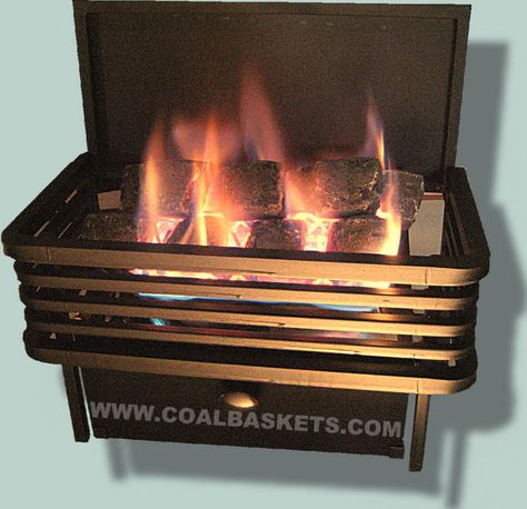 Tiny Fireplace Lovely Moderne Chillbuster Vent Free Coal Basket by Rasmussen