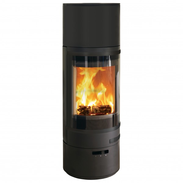 Top Hat Fireplace New 85 5 In Schwarz Mit Niedrigem sockel Und Hohem top Griff Und Leisten Schwarz