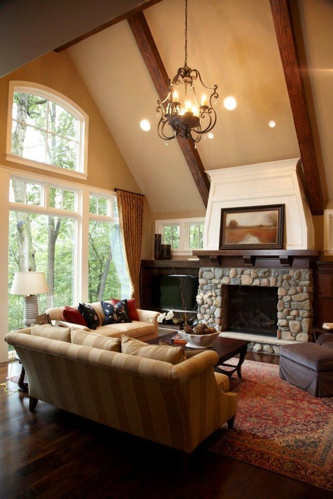 Lights For Fireplace Mantels Fireplace Design Ideas Stone fireplace mantel shelf living room traditional with ceiling lighting sloped ceiling window treatments 11